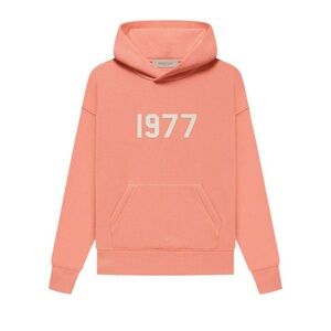 Brand new Essential Kids Coral 1977 Hoodie size 6/7, 12 kids